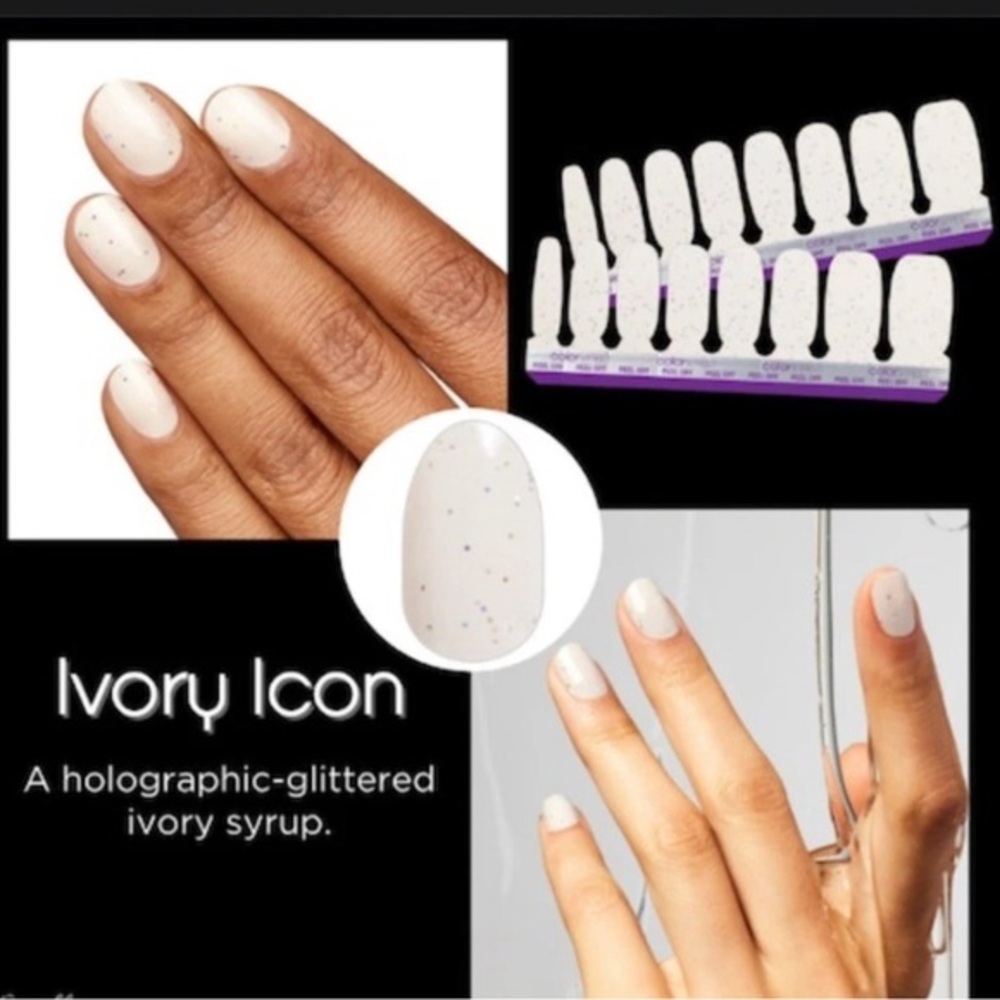 Color Street Ivory Icon Nail Wraps
